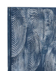 Framed Canvas Indigo Spiral - Gallery Wrapped