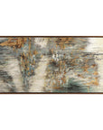 Behind The Falls - Abstract Art - Beige