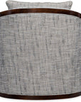 Coco Exposed Wood Swivel Chair