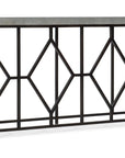 Ciao Bella - Metal And Concrete Console Table - Dark Gray / Black