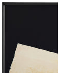 Optical I Framed Art - Beige / Black