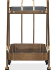 Commerce And Market - Walnut Wine and Bar Cart - Light Caramel