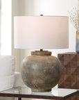 Rock Of Ages - Table Lamp - Rust Brown