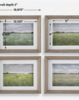 Quiet Meadows - Framed Prints (Set of 4)