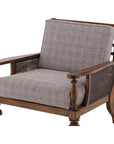 Peterson - Occasional Chair - Dark Brown / Gray