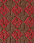 Rushmore - Full/Queen Reversible Quilt Set Set of 3 - Red / Brown