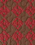 Rushmore - Full/Queen Reversible Quilt Set (Set of 3) - Red / Brown