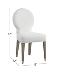 Farrah - Dining Chair Set of 2 - White
