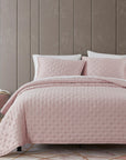 Lyocell - King Eucalyptus Quilt Set (Set of 3) - Blush