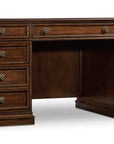 Leesburg - Executive Desk - Dark Brown