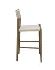 Prescott - Linen Counter Stool - Beige / Light Brown