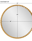 Dandridge - Round Industrial Mirror