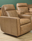 Dutch - Power Swivel Gliding Recliner With Power Headrest, Lumbar, Heat & Massage