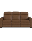 Dutch - Power Reclining Sofa With Console, Power Headrest, & Lumbar