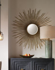 Golden - Rays Starburst Mirror - Gold