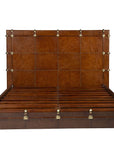 Gentlemen's - King Bed - Dark Brown