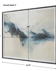 Terra Nova - Abstract Framed Print - Beige
