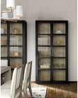 Linville Falls - Shou Sugi Ban Curio Cabinet - Black