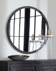 Dandridge - Round Industrial Mirror