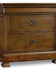 Archivist - 3-Drawer Nightstand - Dark Brown