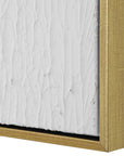 Moon Landing - Hand Painted Abstract Art - Black / Brown / Gold / Gray / White