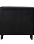 Muestra - Wood Grain 2 Door Cabinet - Black / Woodtone