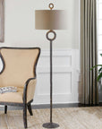 Ferro - Cast Iron Floor Lamp - Dark Brown