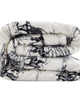 Campfire - Ranch Life Western Toile Campfire Sherpa Throw 6 Per Carton - Black / White