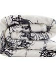 Campfire - Ranch Life Western Toile Campfire Sherpa Throw 6 Per Carton - Black / White