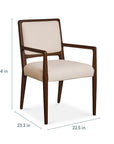 Copenhagen Upholstered Dining Armchair