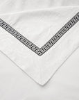 Liza White Matelasse - King Coverlet Set (Set of 4) - White / Black