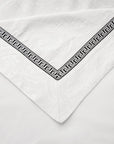 Liza White Matelasse - King Coverlet Set Set of 4 - White / Black
