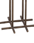 Xavier - Accent Table Set of 2 - Antique Brass / White Marble