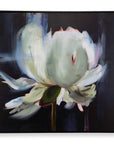 Peony - Framed Floral Art - Black