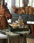 Charleston - Five-Drawer Console Table - Dark Green