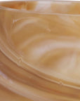 Fusion - Swirled Caramel & Ivory Vases (Set of 2)