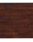 Charleston - Three-Drawer Metal Nightstand - Dark Brown