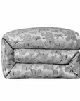 Warshack Inkblot - King Duvet Cover - Gray