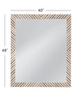 Karl - Wall Mirror - Natural / Cream