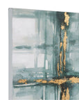 Mulligan Canvas Art - Gold