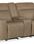 MS - Riverton Power Gliding Console Loveseat With Power Headrest And Lumbar