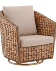 Bailey - Swivel Chair - Light Brown / Beige