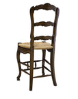 24" Ladderback Counter Stool - Dark Brown