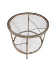 Harrison - Round End Table - Gold