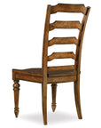 Tynecastle - Ladderback Side Chair Set of 2 - Dark Brown