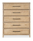 Retreat - Pole Rattan Five-Drawer Chest