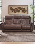 Ranger - Power Reclining Sofa With Console, Power Headrest, Lumbar, Heat & Massage