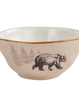 White Pine - Ceramic Dinnerware Set Set of 16 - Brown