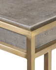Cardew - Modern Console Table - Silver & Gold