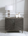 Shield - Oak 2 Door Cabinet - Gray